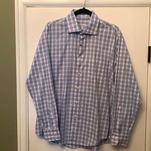 Peter Millar Mens Long Sleeve Button Down Shirt